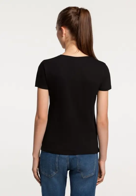 Футболка женская &laquo;Крокодилобегемоты&raquo;, черная, размер L