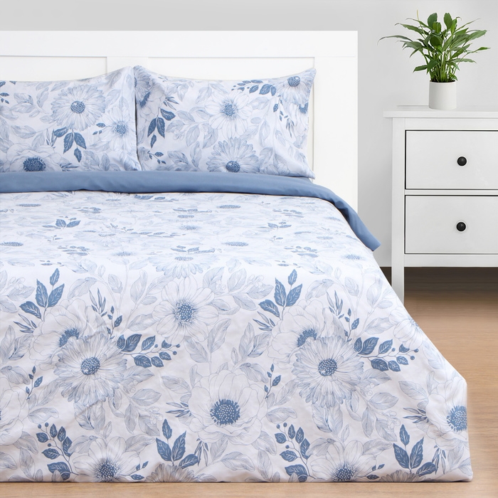 Постельное бельё Этель 2 сп Plain 180х215 см, 200х225 см, 50х70&plusmn; 3 см-2 шт, новосатин