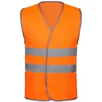 Сигнальный жилет СО-1 ТР, оранжевый флуоресцентный (170;176)-(88;92)