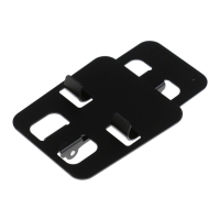 Подставка для телефона, регулируемая, складная, металл, резиновые вставки, чёрная Подставка для телефона, регулируемая, складная, металл, резиновые вставки, чёрная