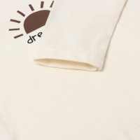 Комплект: футболка с дл. рукавом и брюки Крошка Я Dreamer, рост 80-86 см, бежевый