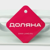 Кондитерский утюжок для мастики Доляна, 20,5&times;7,2 см, цвет серый