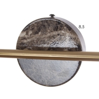 Спот "Никс" 2x40Вт E14 Бронза, черный мрамор 30х18х16см Спот "Никс" 2x40Вт E14 Бронза, черный мрамор 30х18х16см