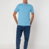 Рубашка поло мужская Virma light, голубая, размер M