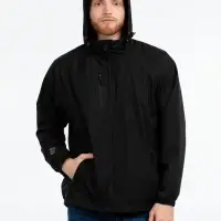 Ветровка мужская Stratus черная, размер L