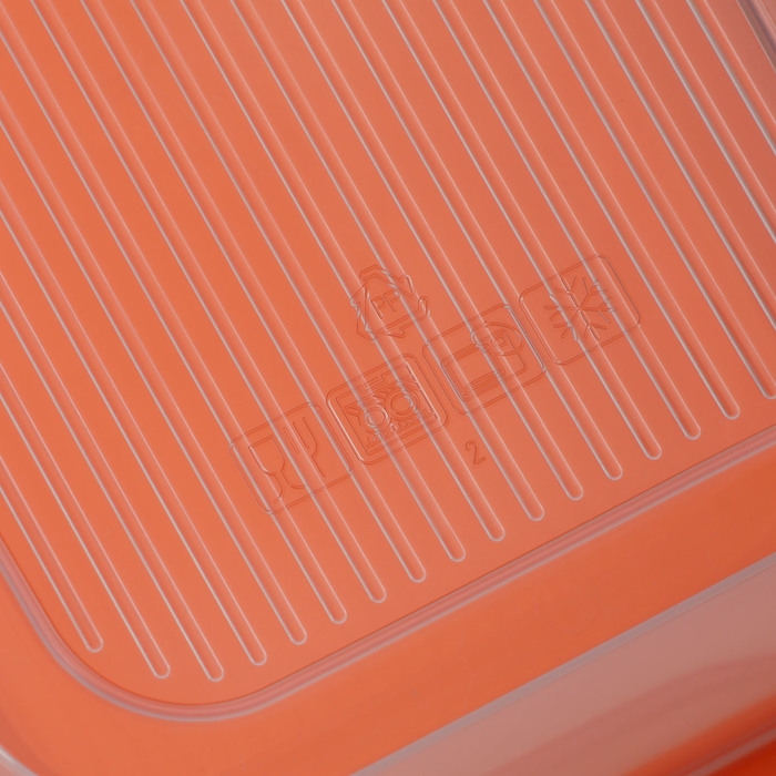 Набор пищевых контейнеров с паровыпуском, 2 шт: 1,1 л, 1,25 л, цвет микс