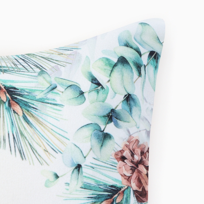 Новый год. Чехол на подушку Этель Новый год. Чехол на подушку Этель "Merry Christmas" 40х40 см, 100% п/э, велюр