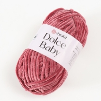 Пряжа "Dolce Baby" 100% микрополиэстер 85м/50 гр (751 сухая роза) Пряжа "Dolce Baby" 100% микрополиэстер 85м/50 гр (751 сухая роза)