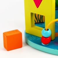 Логический центр 3 в 1 Стучалка + Рыбалка + Серпантинка &laquo;Море&raquo; 16 &times; 26 &times; 13,5 см