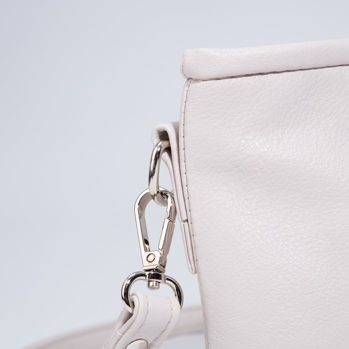 Сумка кросс-боди на молнии, цвет бежевый