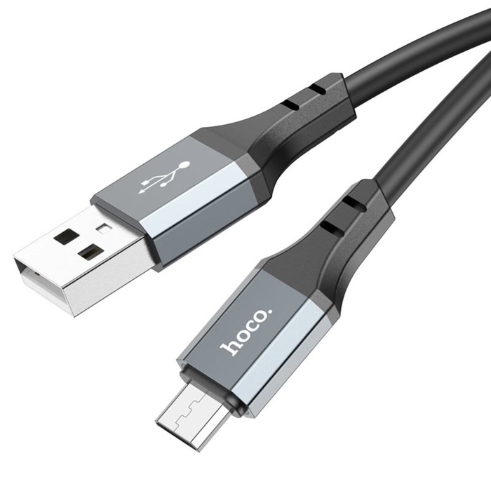 Кабель Hoco X92, MicroUSB - USB, 2.4 А, 3 м, оплётка силикон, чёрный Кабель Hoco X92, MicroUSB - USB, 2.4 А, 3 м, оплётка силикон, чёрный