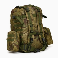 Рюкзак тактический "Storm tactic" мужской, стропы MOLLE, подсумки, 50 л, камуфляж мох Рюкзак тактический "Storm tactic" мужской, стропы MOLLE, подсумки, 50 л, камуфляж мох