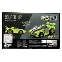 Конструктор Гонка &laquo;Цикада&raquo;, инерционный механизм, 443 детали