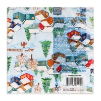 Новогодние салфетки бумажные Home Collection &laquo;Зимний пейзаж&raquo;, 3 слоя, 33х33 см, 20 шт