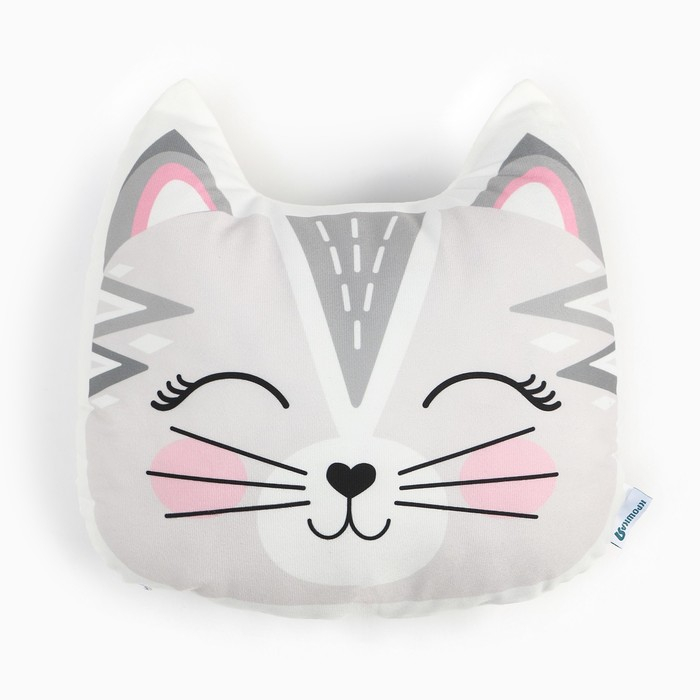 Подушка декоративная Крошка Я «Киса», 35х32 см, велюр, 250гр/м2 Подушка декоративная Крошка Я «Киса», 35х32 см, велюр, 250гр/м2