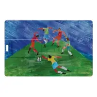 Флешка &laquo;Футбол via Матисс&raquo;, 8 Гб, белая