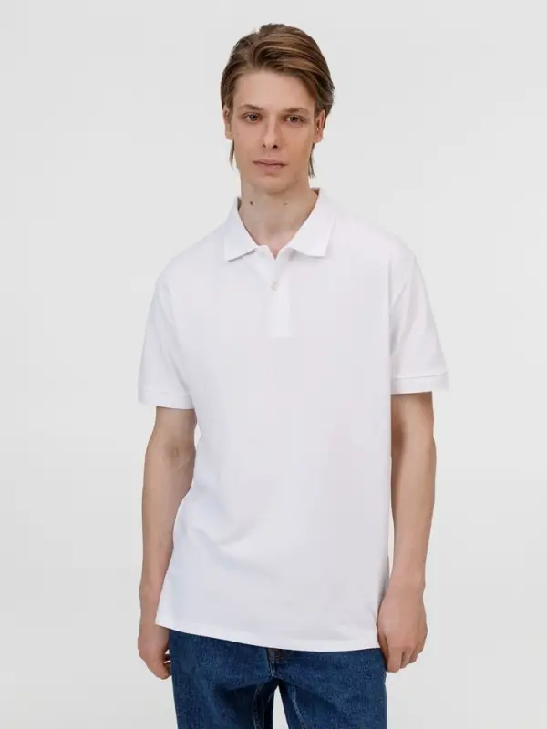 Рубашка поло унисекс Pacific, белая, размер XL