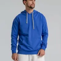 Толстовка с капюшоном Unit Kirenga ярко-синяя, размер 4XL