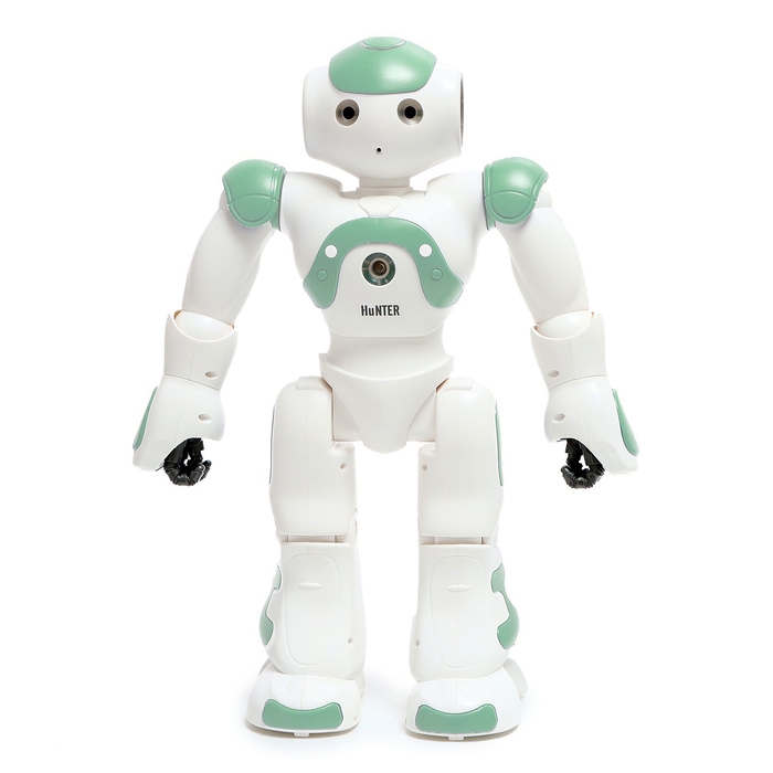 Робот радиоуправляемый &laquo;Хантер&raquo;, световые и звуковые эффекты, работает от аккумулятора, цвет зелёный