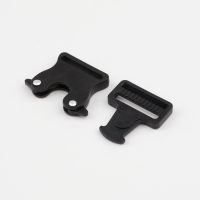 Фастекс 25 мм, нагрузка до 40 кг, 5 шт, цвет чёрный/серебряный, цена за 1 набор