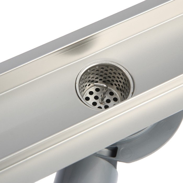 Трап линейный AFLORN AF20207-60, 600х70 мм, c флaнцeм своб. вращения 360&deg;, нерж. сталь