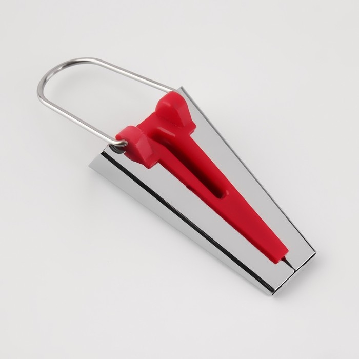 Устройство для складывания косой бейки, 18 мм, цвет красный