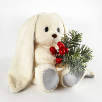 Новогодняя мягкая игрушка &laquo;Новогодний Lu&raquo;, заяц, 25 см, на новый год