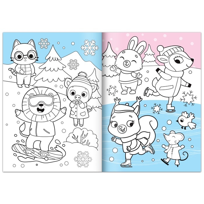 Набор 4 в 1 «Новогодние поиски», 3 книги, пазл 88 деталей Набор 4 в 1 «Новогодние поиски», 3 книги, пазл 88 деталей