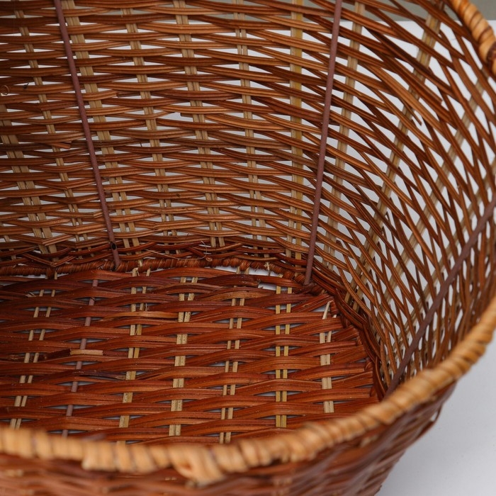 Корзина для пикника  с крышкой , 42х28 Н27/46 см