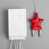 Гирлянда &laquo;Водопад&raquo; 2 &times; 1.5 м, IP20, прозрачная нить, 400 LED, свечение мульти, 8 режимов, 220 В