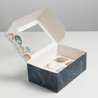 Коробка для капкейков &laquo;Счастливого Нового года!&raquo; 17 х 25 х 10см, Новый год