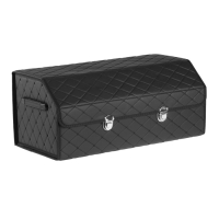 Органайзер кофр в багажник автомобиля, саквож 68&times;32&times;30 см, экокожа, с замком