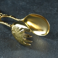 Щипцы для подачи «Рахат золото», h=22 см, цвет золотой Щипцы для подачи «Рахат золото», h=22 см, цвет золотой