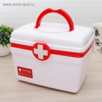 Аптечка, 22&times;18&times;16 см, цвет красный