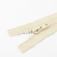 Молния &laquo;Трактор&raquo;, №8, разъёмная, 2 замка, замки автомат, 100 см, цвет слоновая кость, цена за 1 штуку