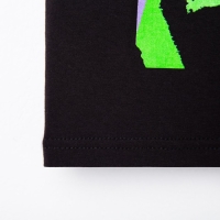 Футболка детская MINAKU Graffiti, цвет чёрный, рост 110 Футболка детская MINAKU Graffiti, цвет чёрный, рост 110