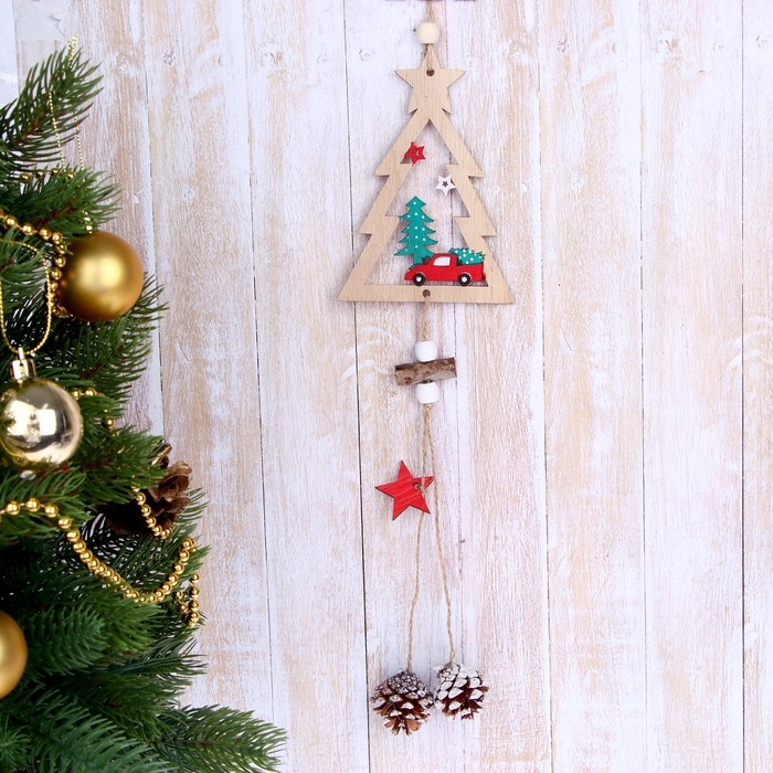 Ёлочное украшение из фанеры &laquo;Ёлочка&raquo;, 1 шт.