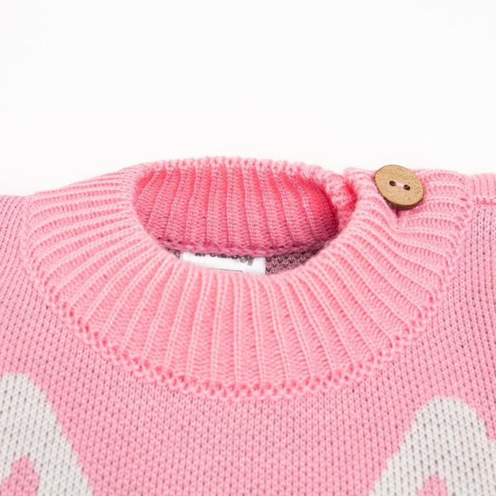 Костюм вязаный Крошка Я "Зайка" рост 68-74 см