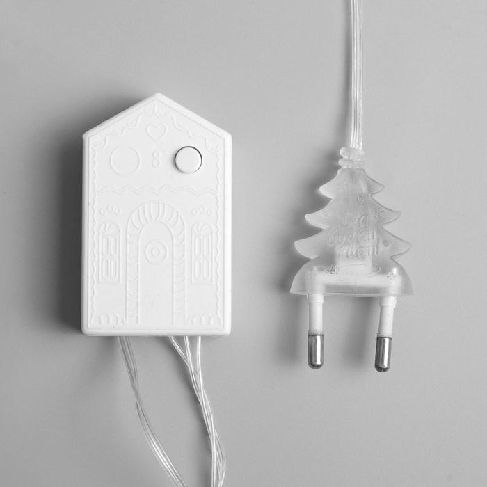 Гирлянда «Нить» 4 м с насадками «Звезда проволока», IP20, прозрачная нить, 20 LED, свечение тёплое белое, 8 режимов, 220 В Гирлянда «Нить» 4 м с насадками «Звезда проволока», IP20, прозрачная нить, 20 LED, свечение тёплое белое, 8 режимов, 220 В