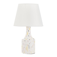 Настольная лампа "Изель" E14 40Вт белый 22,5х22,5х37 см RISALUX