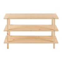 Полка для обуви BUNDIS 3, 79х27х49, Массив сосны