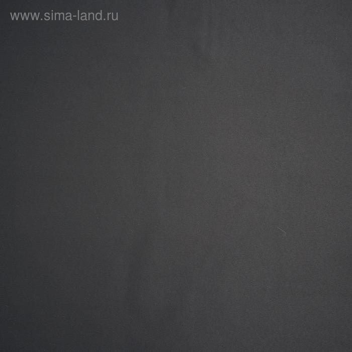 Штора портьерная Witerra Матовый 135х260см, черный, блэкаут, пэ100%