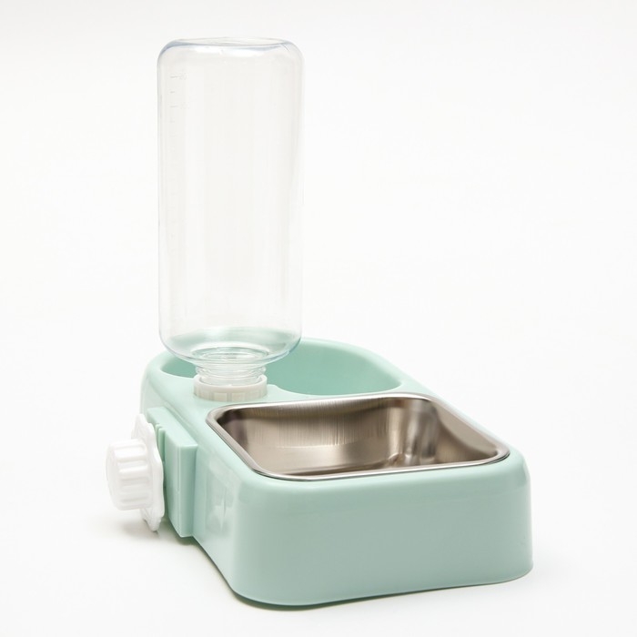 Комплекс автопоилка и автокормушка 26,5 х *16,5 х 22 см, голубой
