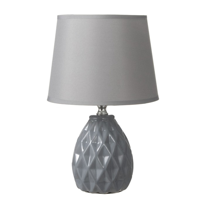 Лампа настольная 08950/1 E14 40Вт серый 17х17х29 см RISALUX