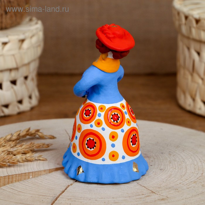 Дымковская игрушка "Барыня нарядная", микс