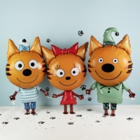 Шар фольгированный 39" &laquo;Три кота. Коржик&raquo;, ходячая фигура