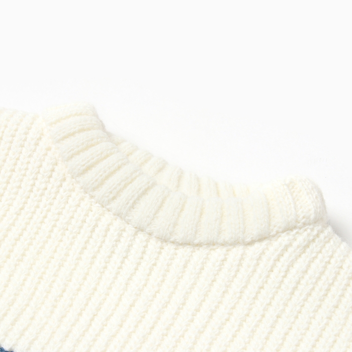 Джемпер вязаный Крошка Я Blueberry, р.68-74, молочный