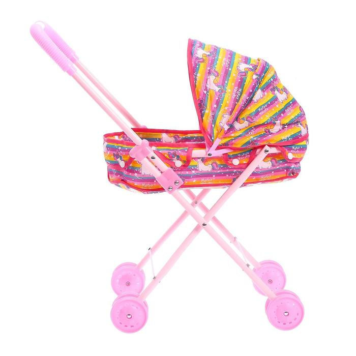 Коляска для кукол &laquo;Модная&raquo; универсальная, металлический каркас