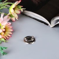 Основа для творчества "Значок с булавкой" набор 20 шт площадка 2,3х2,3 см Основа для творчества "Значок с булавкой" набор 20 шт площадка 2,3х2,3 см