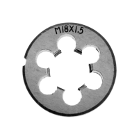 Плашка метрическая ТУНДРА, М18 х 1.5 мм